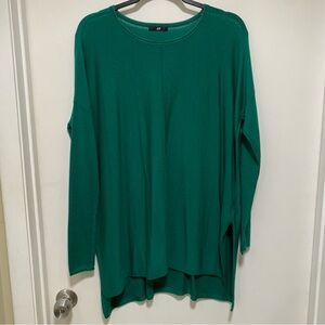 H&M Teal Knit Top